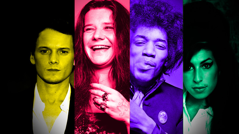 10 Celebrities Who Are a part of the 27 Club - Elite Facts